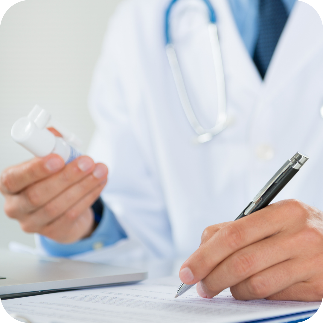 Pharmacist providing independent prescribing service consultation in Wales